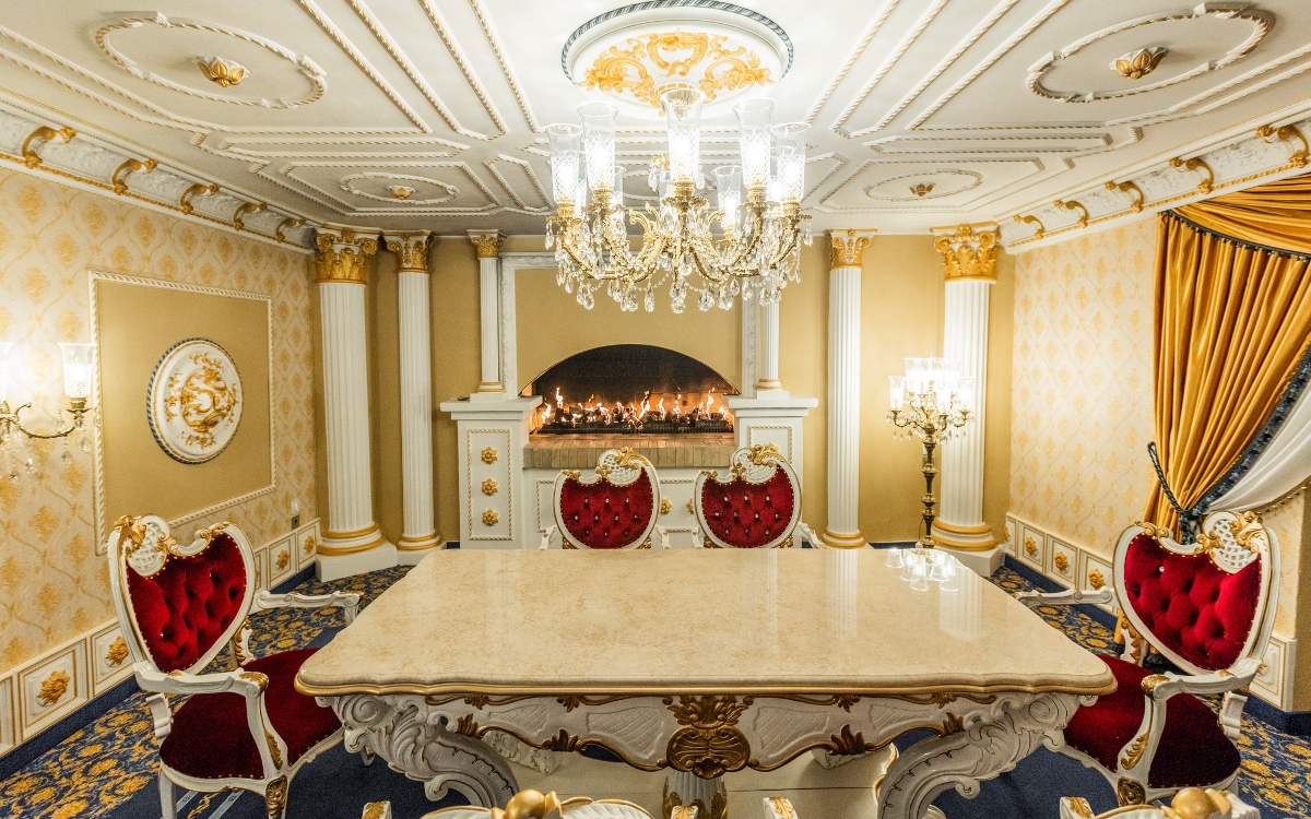 Messing-Glas-Kronleuchter EL8531201PT