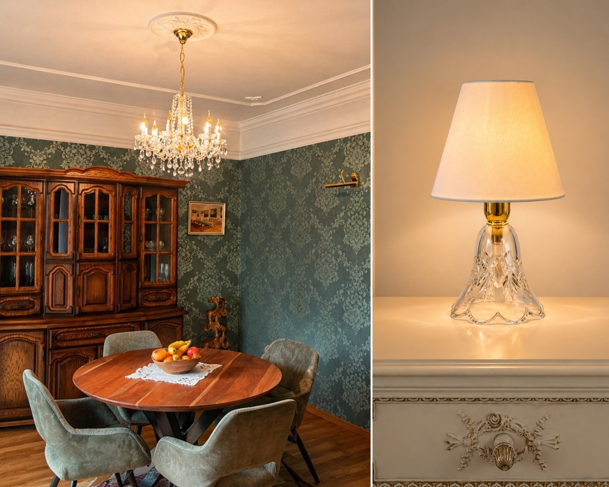 Der klassische Kristallkronleuchter AL180K