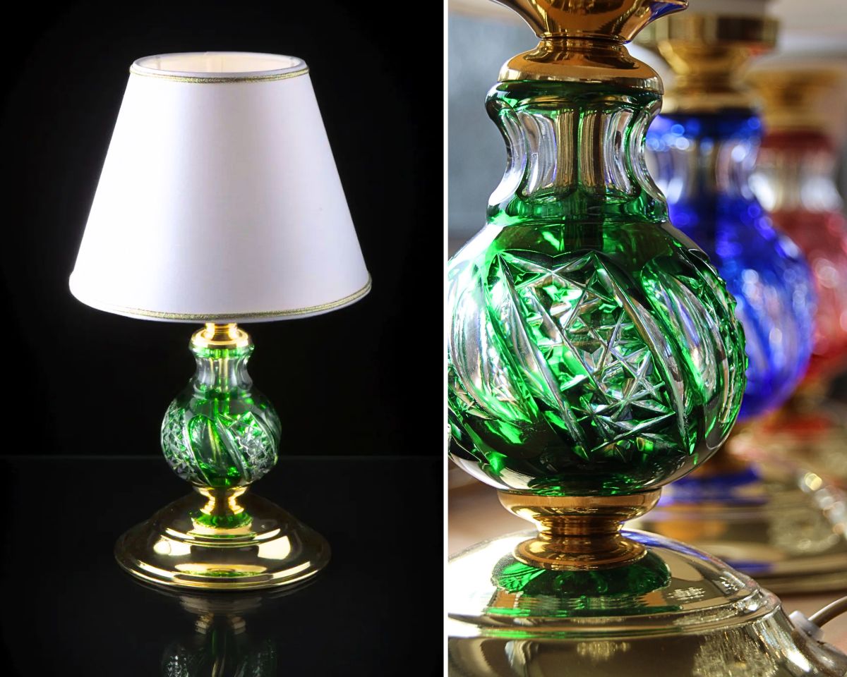 Tischlampe grün ES624115