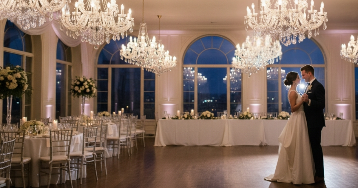 Kristallkronleuchter für Hochzeitssäle