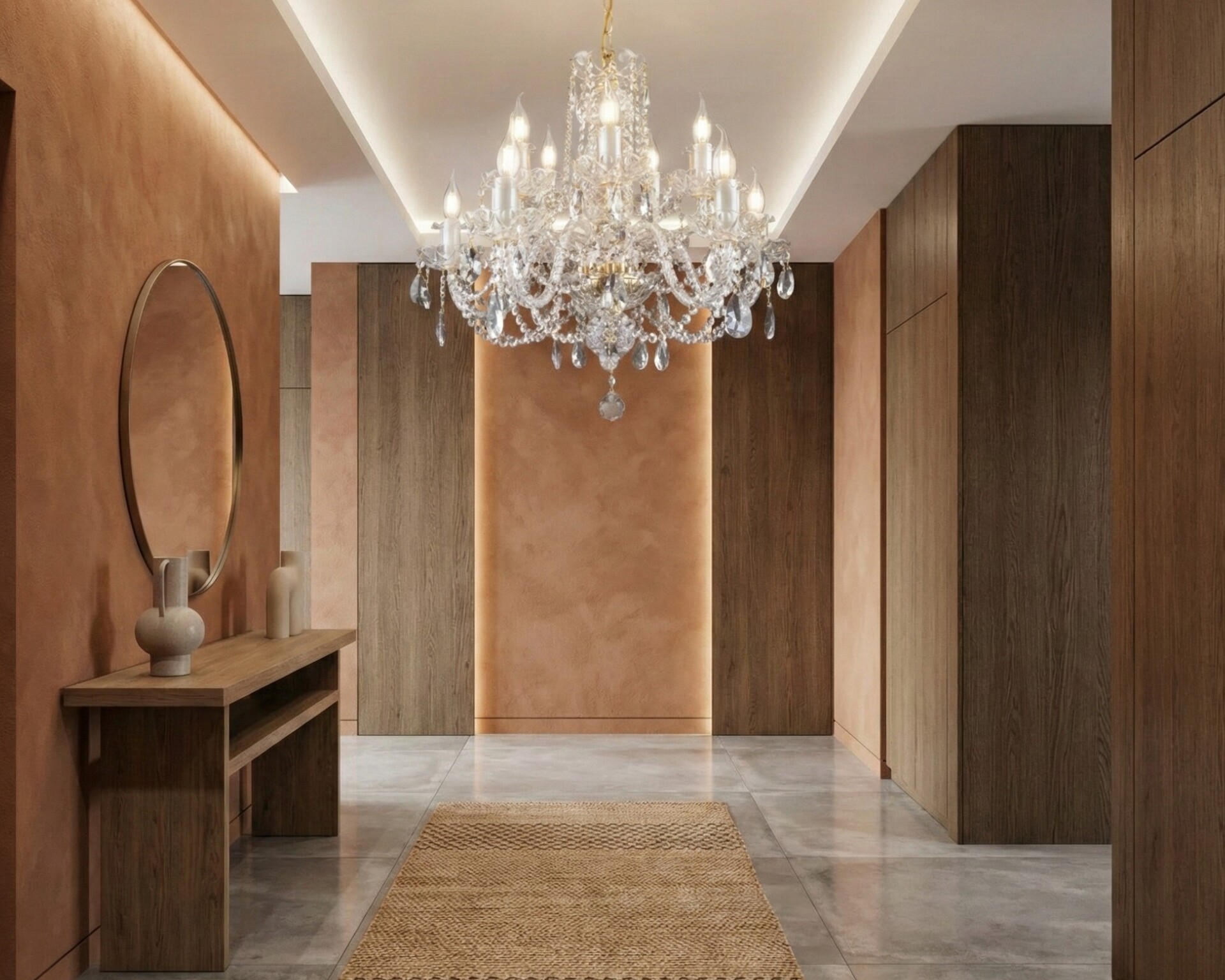 Kristall Kronleuchter EL100802PB