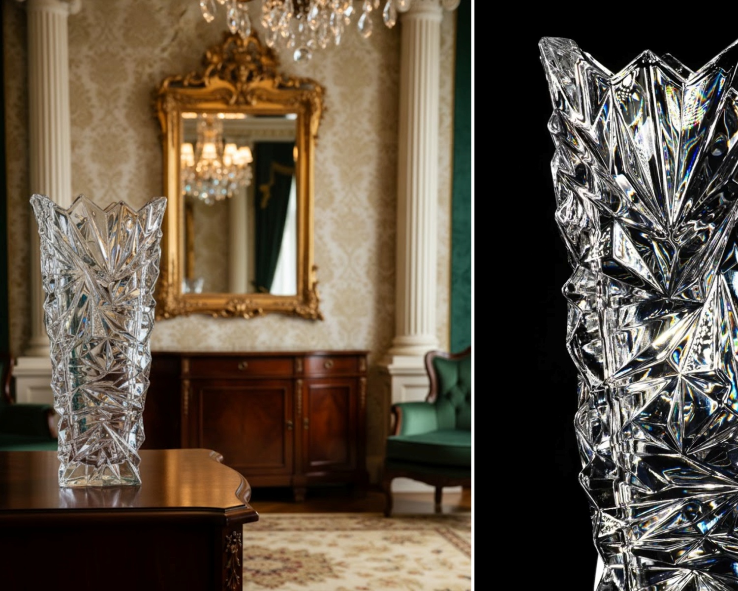 Hohe Glasvase BG10370