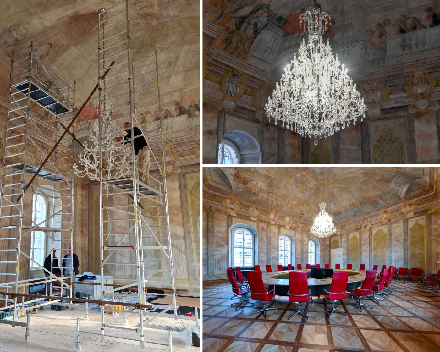 Sitzungssaal des Rathauses – Brünn