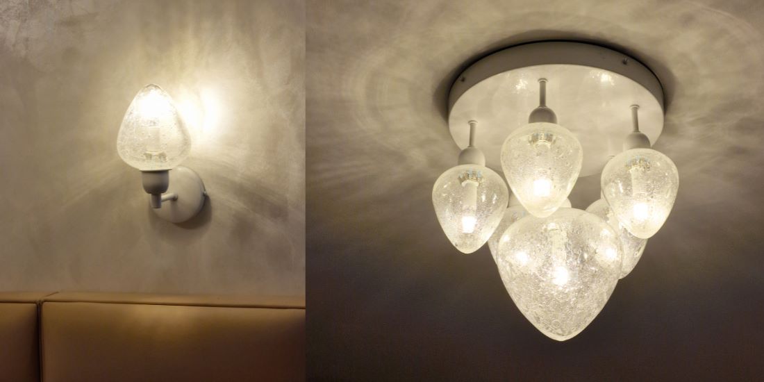 Moderne Leuchte für das Schlafzimmer