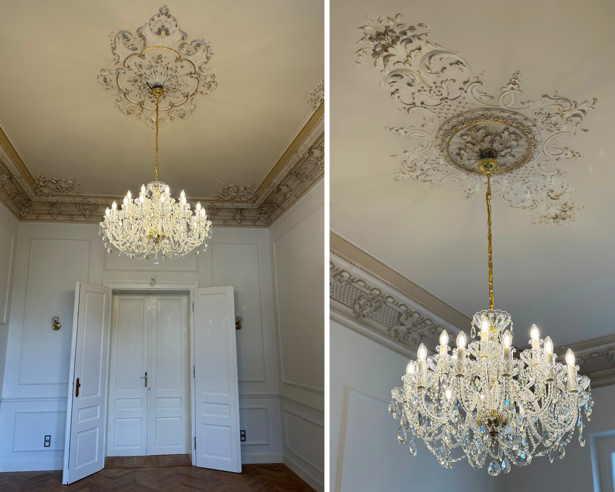 Jugendstil-Juwel im Glanz böhmischen Kristalls