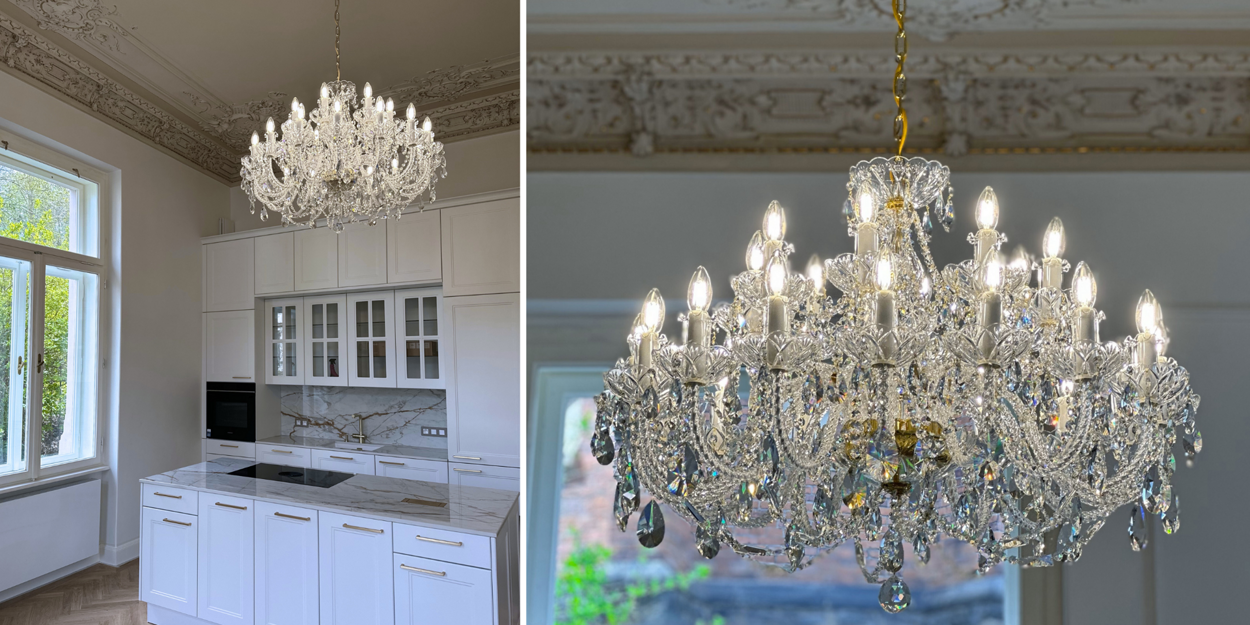 Jugendstil-Juwel im Glanz böhmischen Kristalls