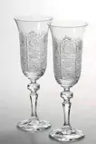 Flöte aus geschliffenem Glas 2st. 12116-150ml