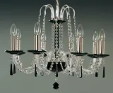 Kristall-Kronleuchter Schwarz EL210803Black