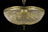 Lüster mit Behängen Strass  L225CLN