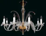 Glas Kronleuchter glatt EL450800