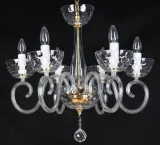 Glas Kronleuchter glatt EL225607