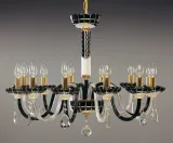 Kronleuchter Schwarz Gold EL6131218