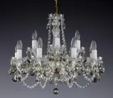 Luster mit bunten Behängen L074B 8007