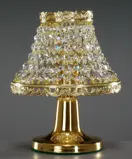 Tischlampe mit Kristallen AS076