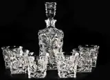 Whisky Karaffe, Set 6 Stück, 900ml, BG07470S