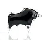 Glasfigur - Stier  JA/BYS/BL