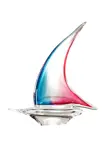 Glasfigur - Segelschiff JA/LOV/MORU