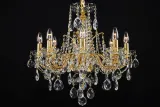Kronleuchter Gold Kristall LLCH08-COATED-CRYSTAL-D