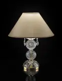 Tischlampe mit Kristallfuß ES137102-2PB