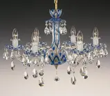 Kronleuchter blau EL601613