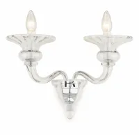 Glaswandleuchte Odetta N2 Ni