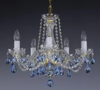 Luster mit bunten Behängen L083B 6006