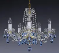 Luster mit bunten Behängen L083B 6006