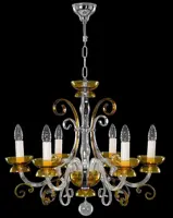 Glas Kronleuchter farbig EL414600 topas