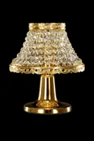 Tischlampe mit Kristallen AS076