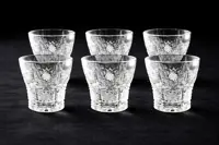 Geschliffene Gläser 6 Stk. 45 ml BOPK500