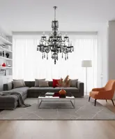 Kronleuchter schwarz ATCH8+4A Kronleuchter schwarz ATCH8+4A