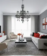 Kronleuchter schwarz ATCH8+4A Kronleuchter schwarz ATCH8+4A