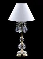 Tischlampe mit Kristallfuß AS155