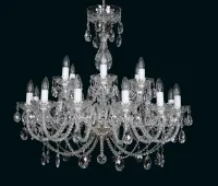 Kronleuchter aus Geschliffenem Kristall EL6211819 - silber 