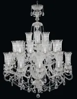 Luxus kristall kronleuchter EL6833001T - silver 