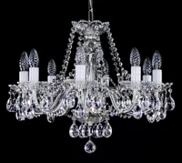 Kronleuchter aus Geschliffenem Kristall L031CE - silber