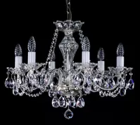 Kronleuchter aus Geschliffenem Kristall L032CE - silber