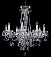 Kronleuchter aus Geschliffenem Kristall L16043CE - silber 