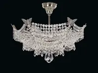 Kristalldeckenleuchte EL702605 - silber  
