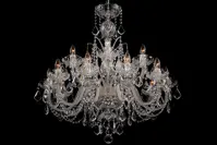 Kristall kronleuchter LUCH15SW  - silber 
