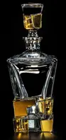 Karaffe aus Glas BG26107-gold