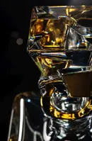 Karaffe aus Glas BG26107-gold