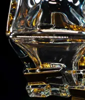 Karaffe aus Glas BG26107-gold