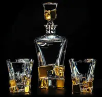 Kristall-Whisky-Set BG26107ZLATO-S