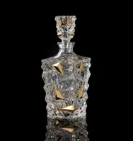 Karaffe aus Glas BG15107-01-gold