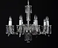 KRISTALL KRONLEUCHTER LW507080100G - silber 