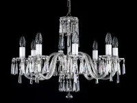 Kristall Kronleuchter modern L155CE - silber 