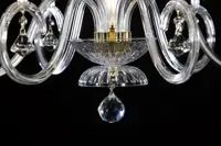 Glas Kronleuchter glatt EL2246023