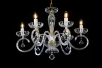 Glas Kronleuchter glatt EL2246023