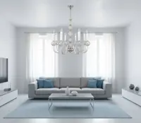 Glas Kronleuchter glatt EL430800 Glas Kronleuchter glatt EL430800